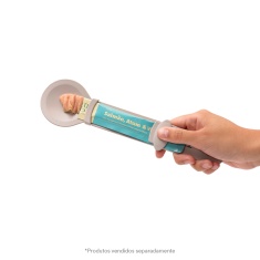 Colher Plast Pet Fuzz Treats Cinza para Gatos