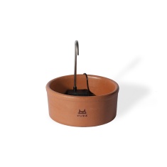 Fonte Fuzz Eco Cerâmica Natural Marrom para Gatos