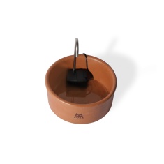 Fonte Fuzz Eco Cerâmica Natural Marrom para Gatos