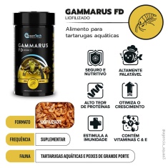 Alimento Ocean Tech Gammarus para Tartarugas 11 g