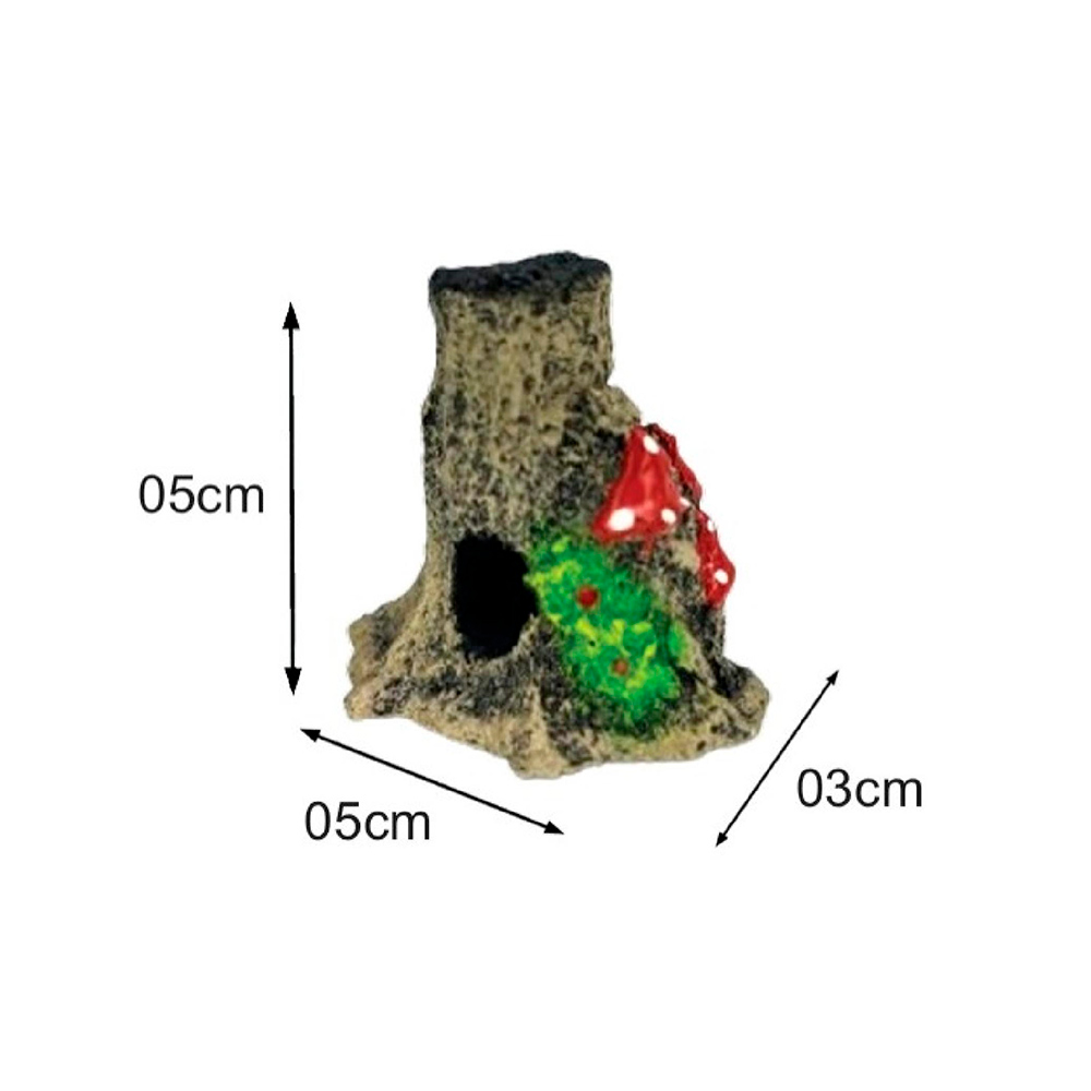 Decoração Lester Tronco Casca para Aquários