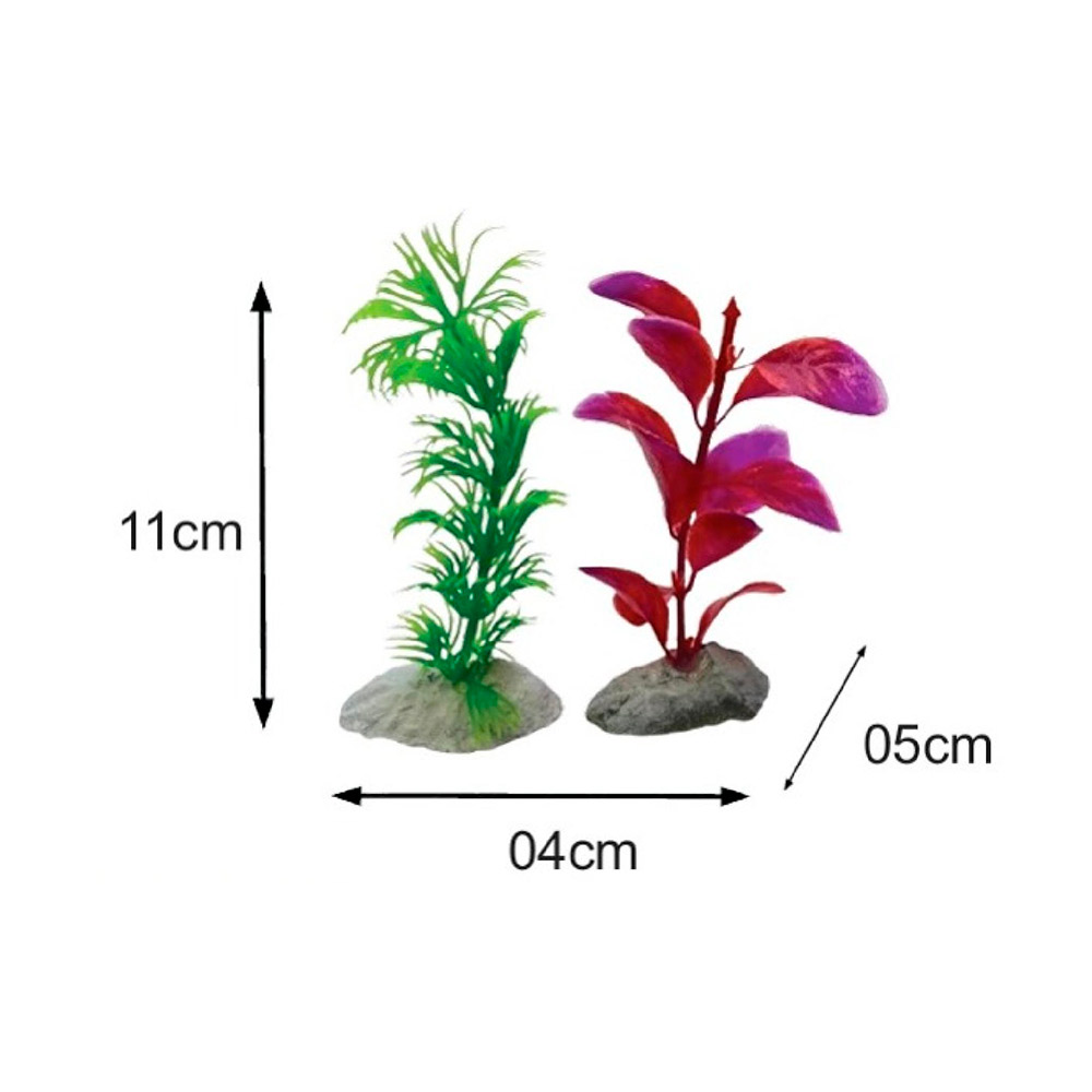 Decoração Lester Planta Mini para Aquários