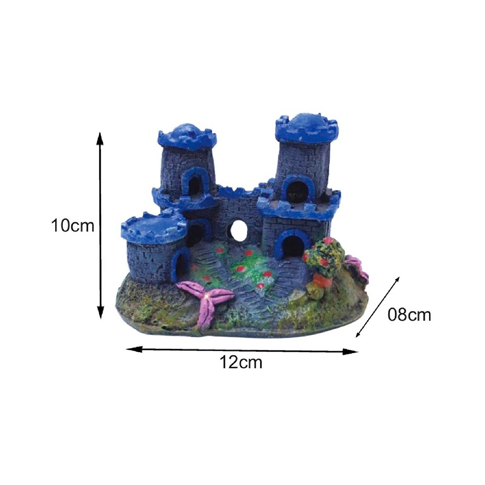 Decoração Lester Castelo Pequeno para Aquários