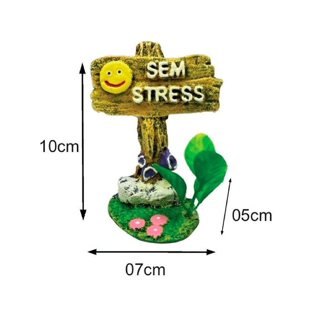Enfeite Lester Placa sem Stress