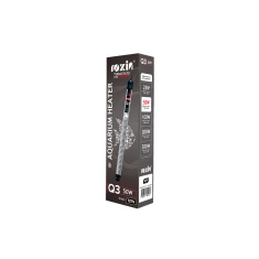 Termostato Roxin Q3 HT-1300 50W com Aquecedor para Aquários