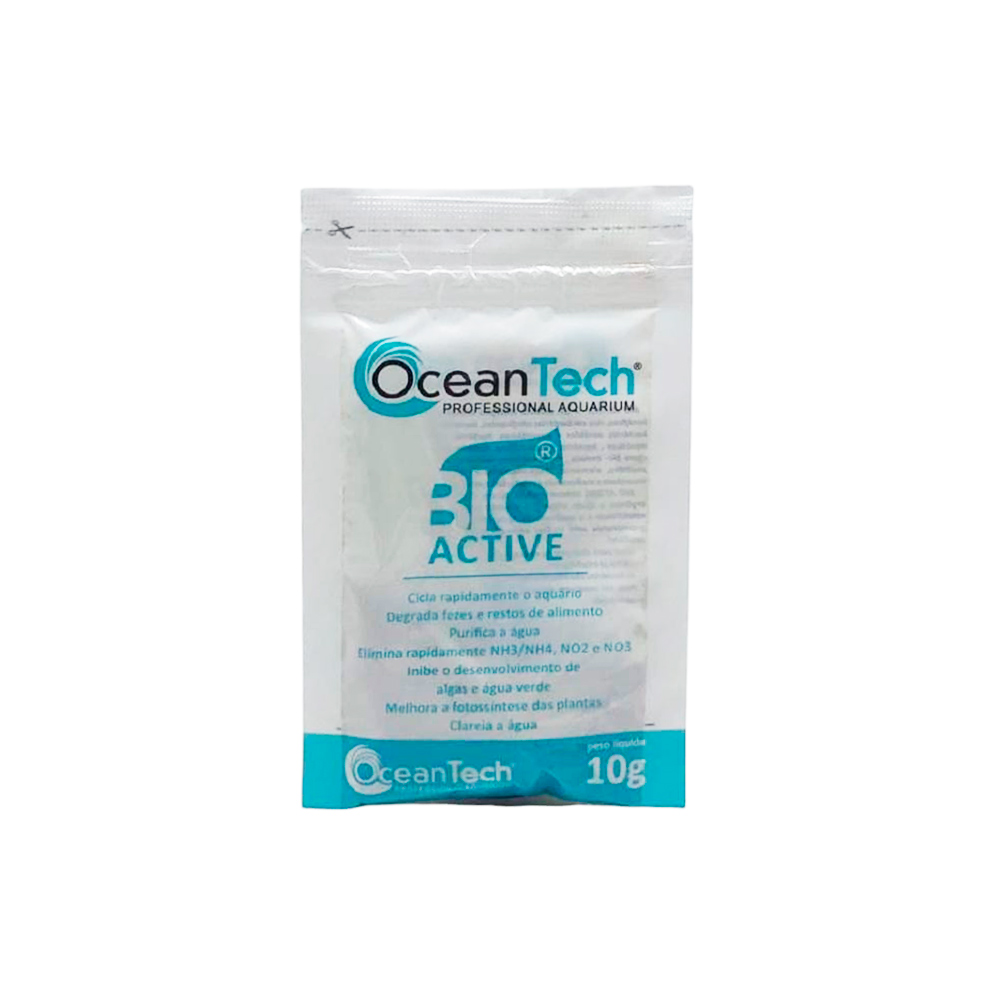 Acelerador Biológico Ocean Tech Bio Active Dry Type Bactéria para Aquários 10 g Acelerador Biológico Ocean Tech Bio Active Dry Type Bactéria para Aquários 10 g