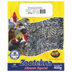 Ração Zootekna para Pássaros Girassol Graúdo 400 g