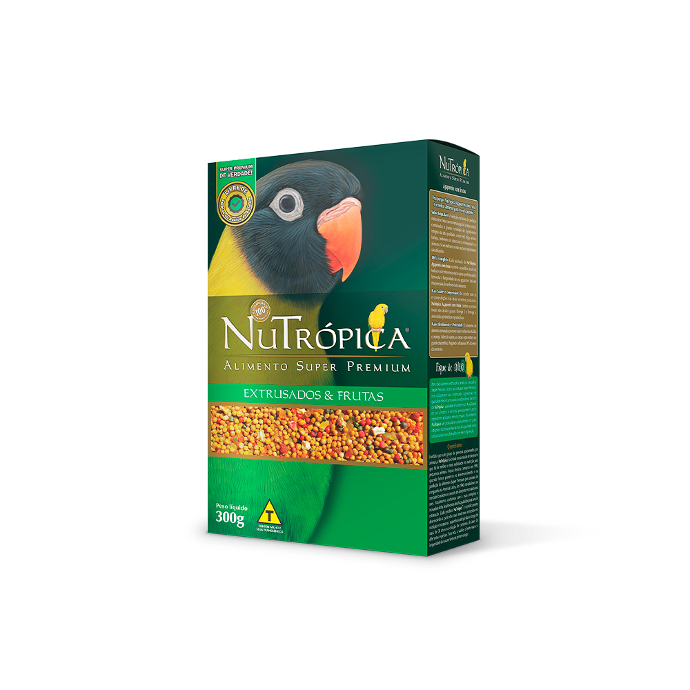 Ração Nutrópica para Agapornis Sabor Frutas