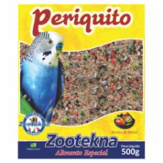 Ração Zootekna para Periquitos Mistura de Sementes - 500g