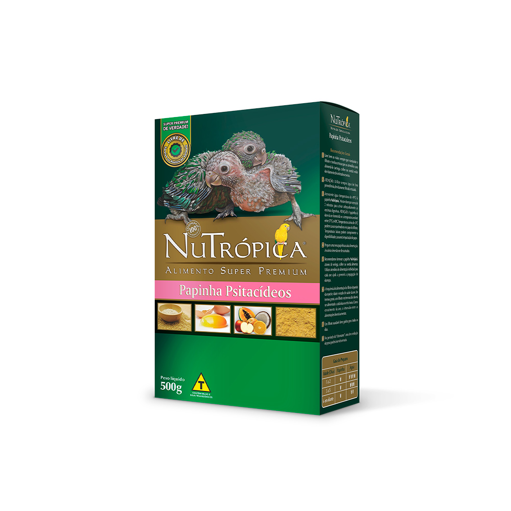 Ração Nutrópica Papinha Psitacídeos