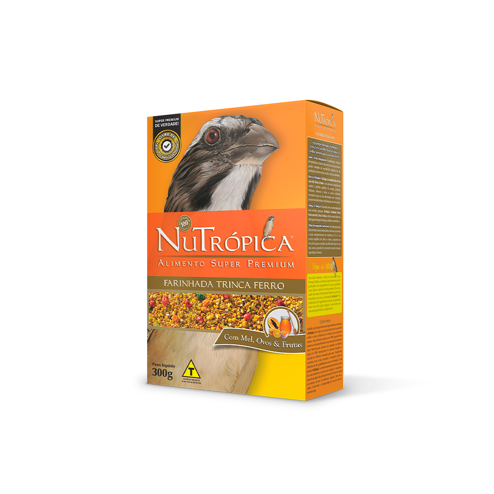 Ração Nutrópica Farinhada para Trinca Ferro - 300g
