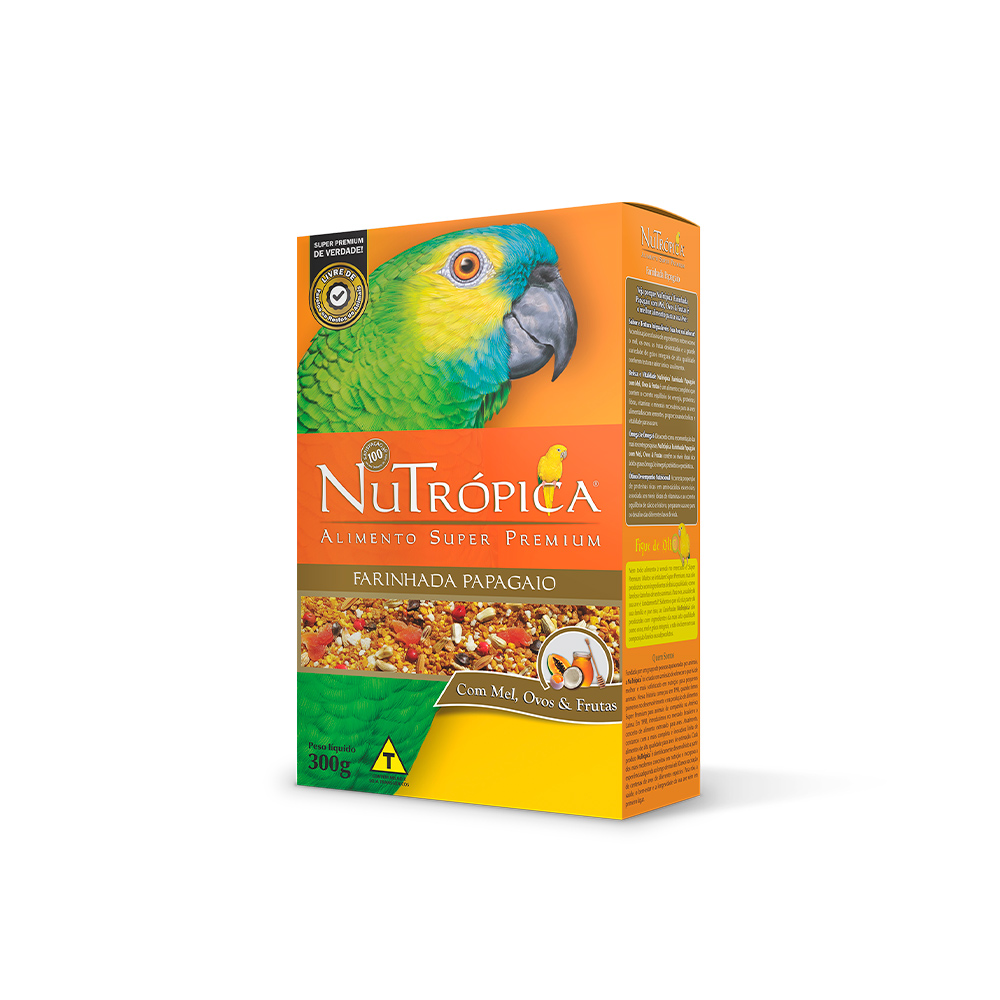 Ração Nutrópica Farinhada para Papagaio - 300g