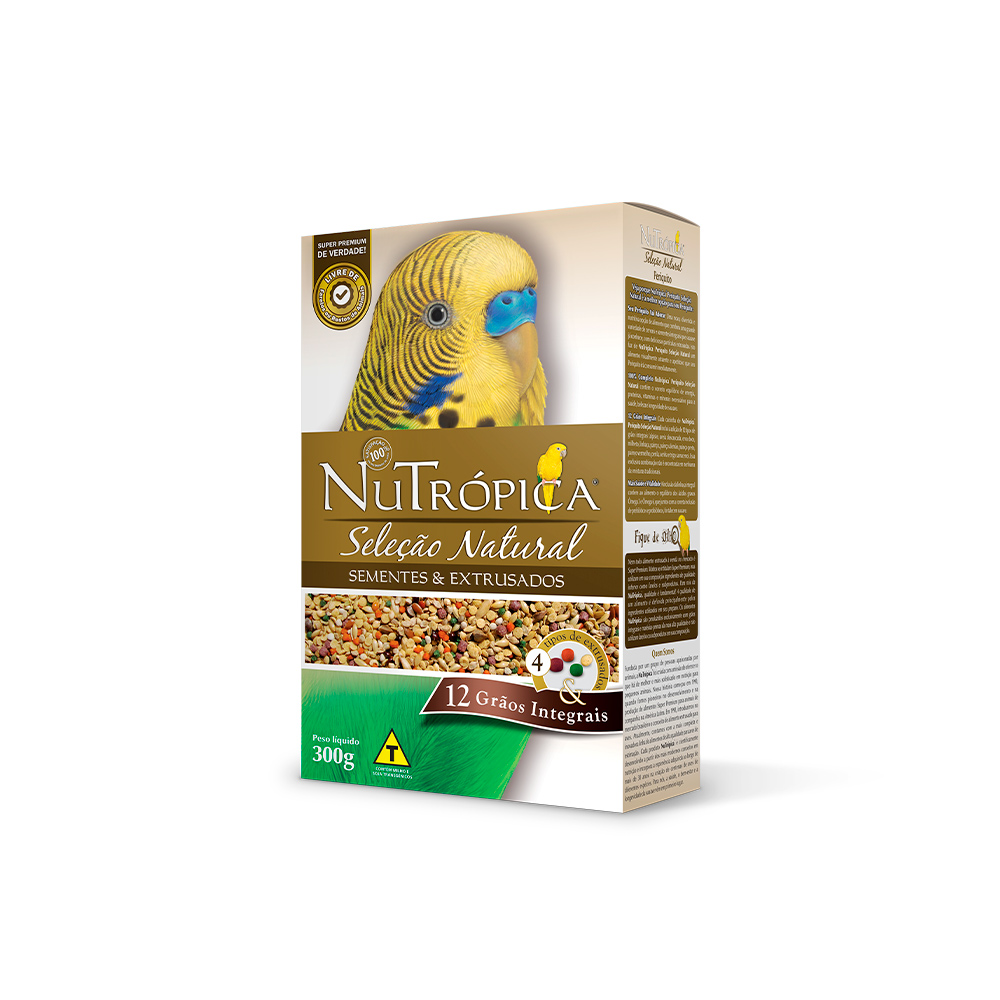 Ração Nutrópica Seleção Natural para Periquito - 300g