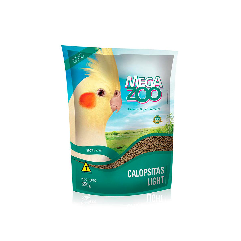 Ração Megazoo Para Calopsitas e Periquitos Light