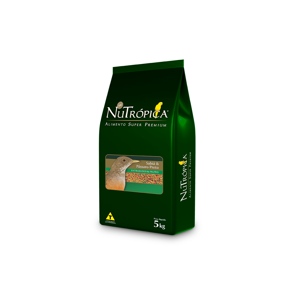 Ração Nutrópica para Sabiá e Pássaro Preto