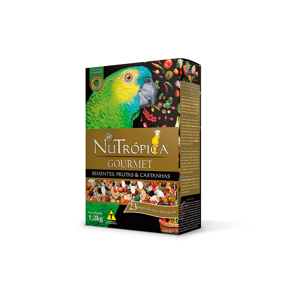 Ração Nutrópica Gourmet para Papagaio