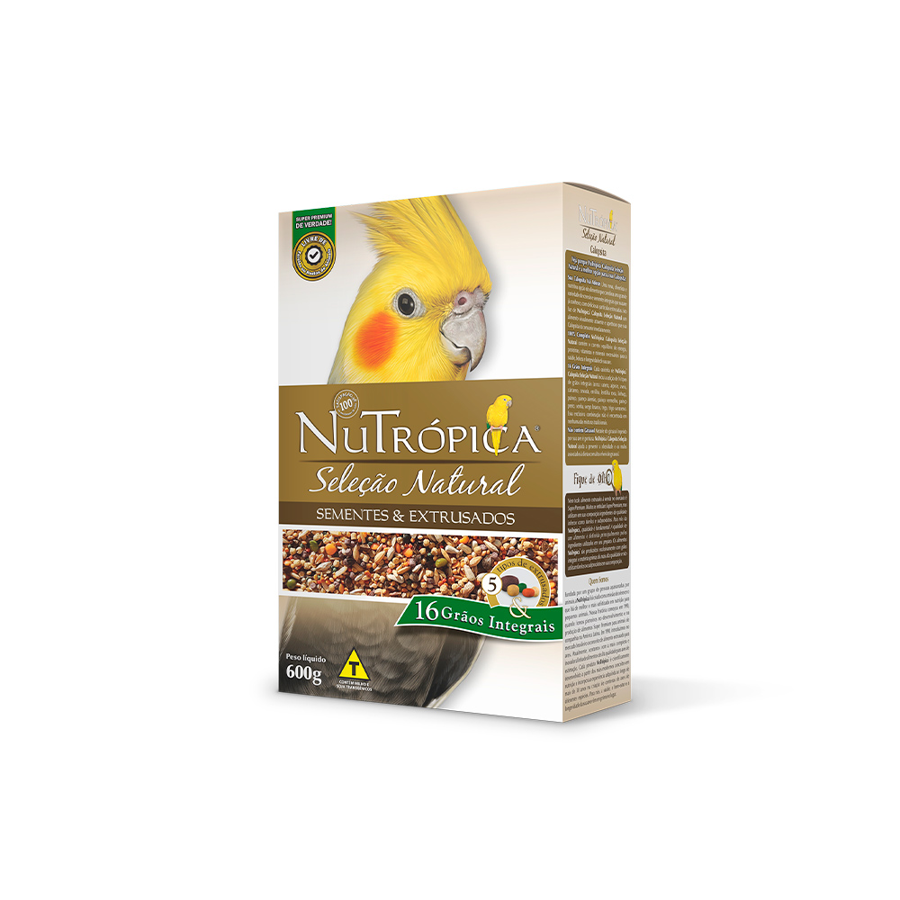 Alimento Nutrópica Seleção Natural para Calopsita