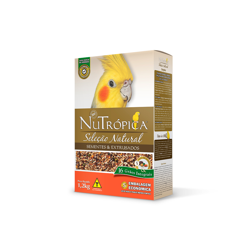 Alimento Nutrópica Seleção Natural para Calopsita