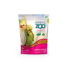 Alimento Natural Megazoo Extrusada para Calopsita e Periquitos 300 g