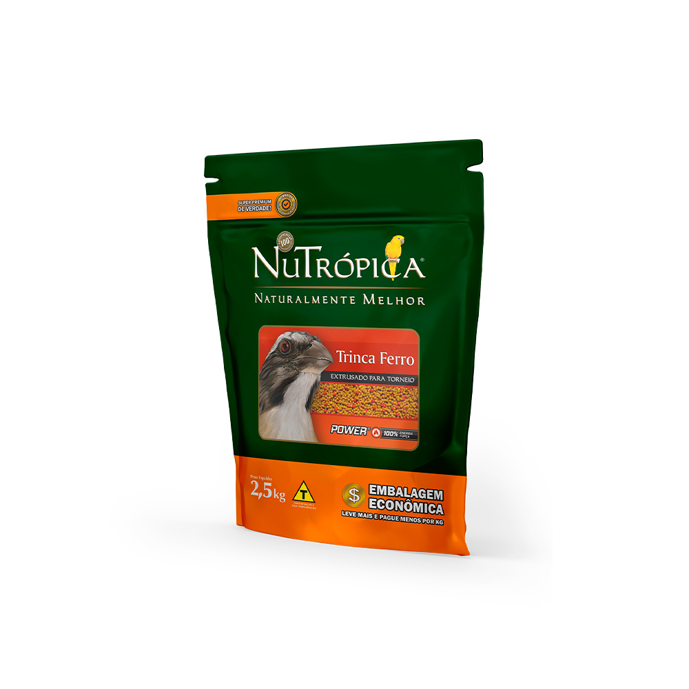 Ração Nutrópica Extrusado Power para Trinca Ferro 2,5 kg