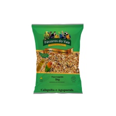 Alimento Pássaro do Vale Calopsita e Agapornis