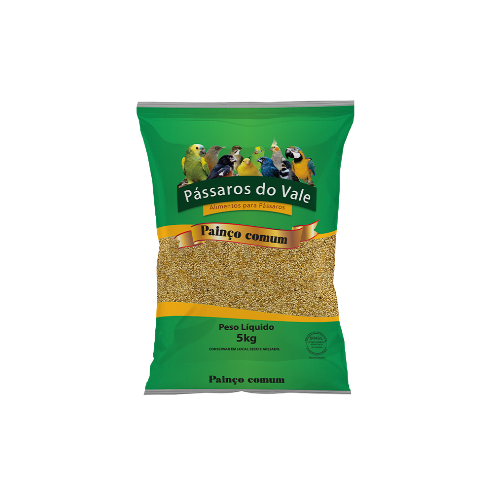Alimento Pássaro do Vale Painço Comum Alimento Pássaro do Vale Painço Comum