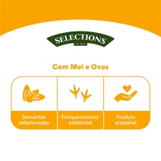 Bastão de Sementes Selections For Pets Sabor Mel e Ovos para Periquitos