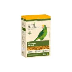 Alimento Extrusado Nutrifresh Natural para Papagaio e Cacatua 600 g
