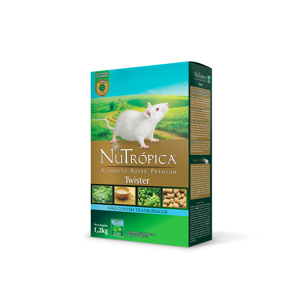 Ração Nutrópica Twister para Roedores