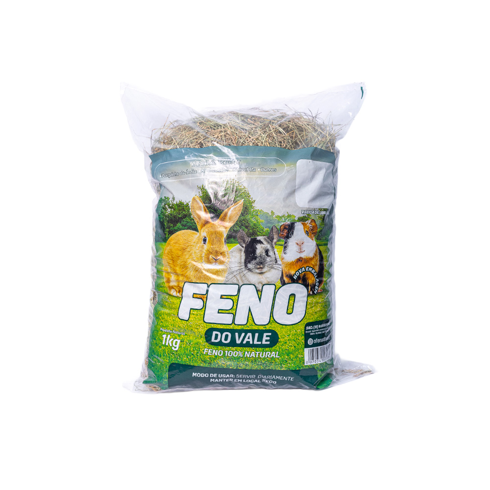 Alimento Feno do Vale para Roedores