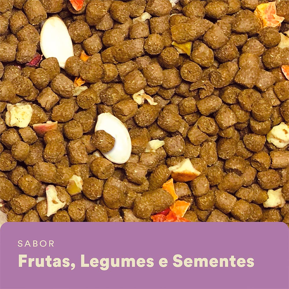 Alimento Nutrifresh Natural para Hamster e Gerbil Sabor Frutas, Legumes e Sementes 300 g