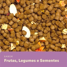 Alimento Nutrifresh Natural para Hamster e Gerbil Sabor Frutas, Legumes e Sementes 300 g