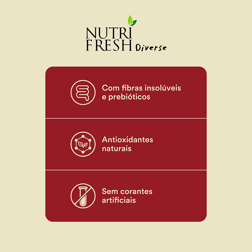 Alimento Extrusado Nutrifresh Natural para Porquinho da Índia