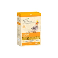 Alimento Nutrifresh Natural para Calopsitas Sabor Farinhada, Mel e Ovos 200 g