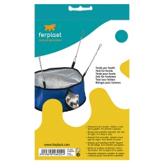 Acessório para Gaiola Ferplast Barraca para Ferret Azul e Preto