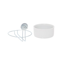 Comedouro com Suporte Kakatoo de Porcelana para Pássaros N4
