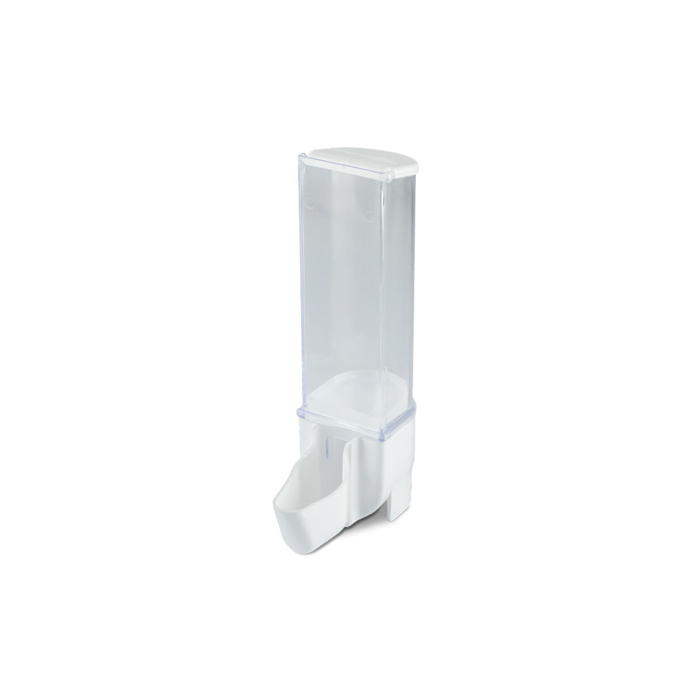 Comedouro Automático InjetFour Sertão Malha Fina Branco para Pássaros 200 ml