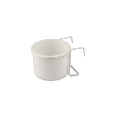 Comedouro InjetFour Comilão Branco para Pássaros 170 ml