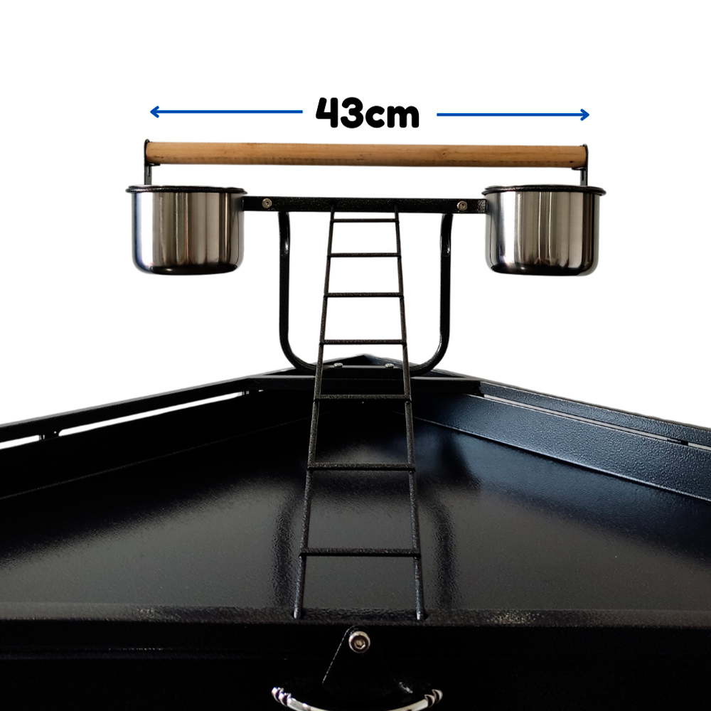 Viveiro Chalesco Canto Plus para Pássaros Grandes