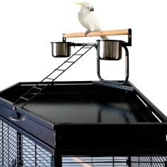 Viveiro Chalesco Canto Plus para Pássaros Grandes