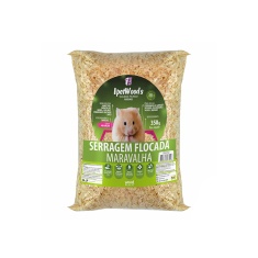 Serragem Ipet Woods Flocada para Roedores 350 g