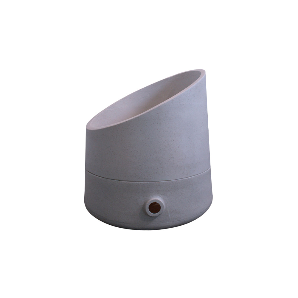 Vaso Decor Brota Copo de Leite Cimento