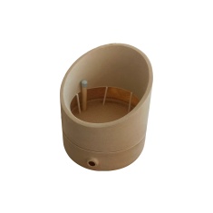Vaso Decor Brota Copo de Leite Areia
