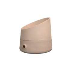 Vaso Decor Brota Copo de Leite Areia