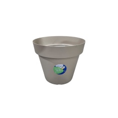 Vaso Okla Bari Com Roda Cinza Taupe