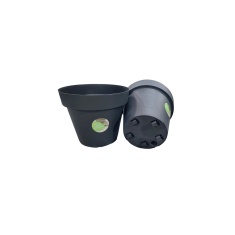 Vaso Okla Bari Eco com Roda Preto
