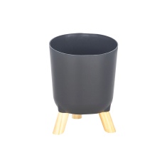 Cachepô All Garden Boho Preto