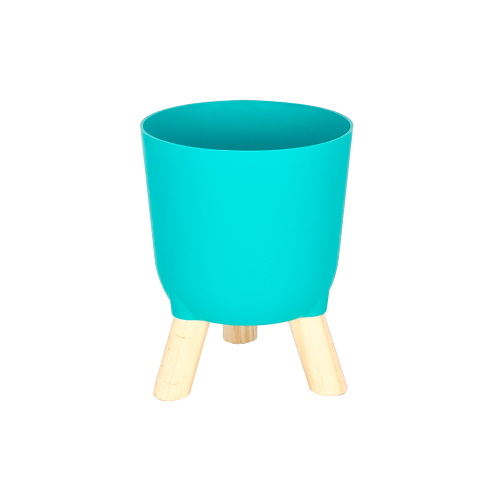Cachepô All Garden Boho Verde Retrô