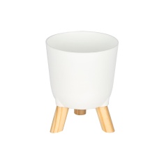 Cachepô All Garden Boho Branco