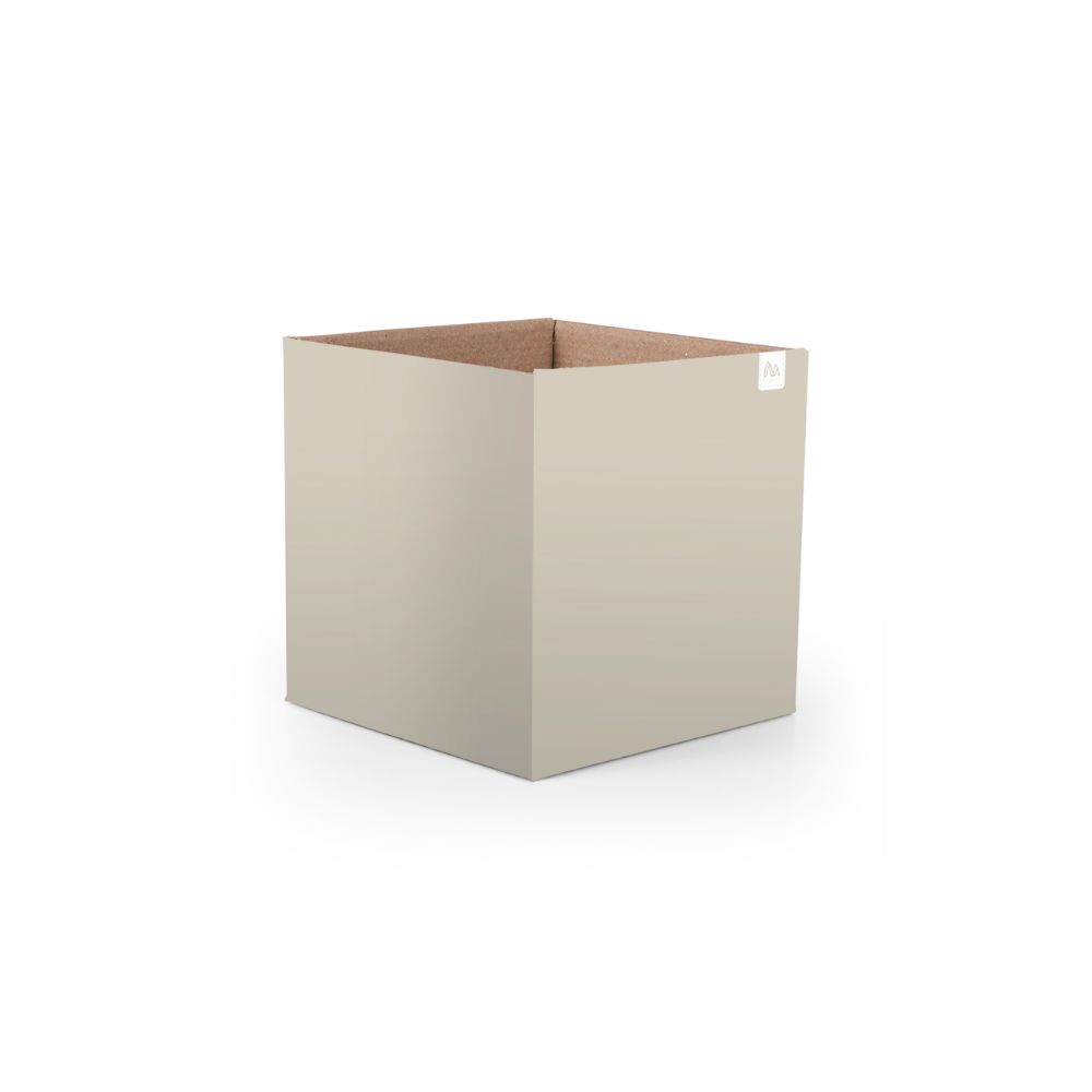 Cachepot Floral Atlanta Quadrado Crema